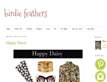 Tablet Screenshot of birdiefeathers.com